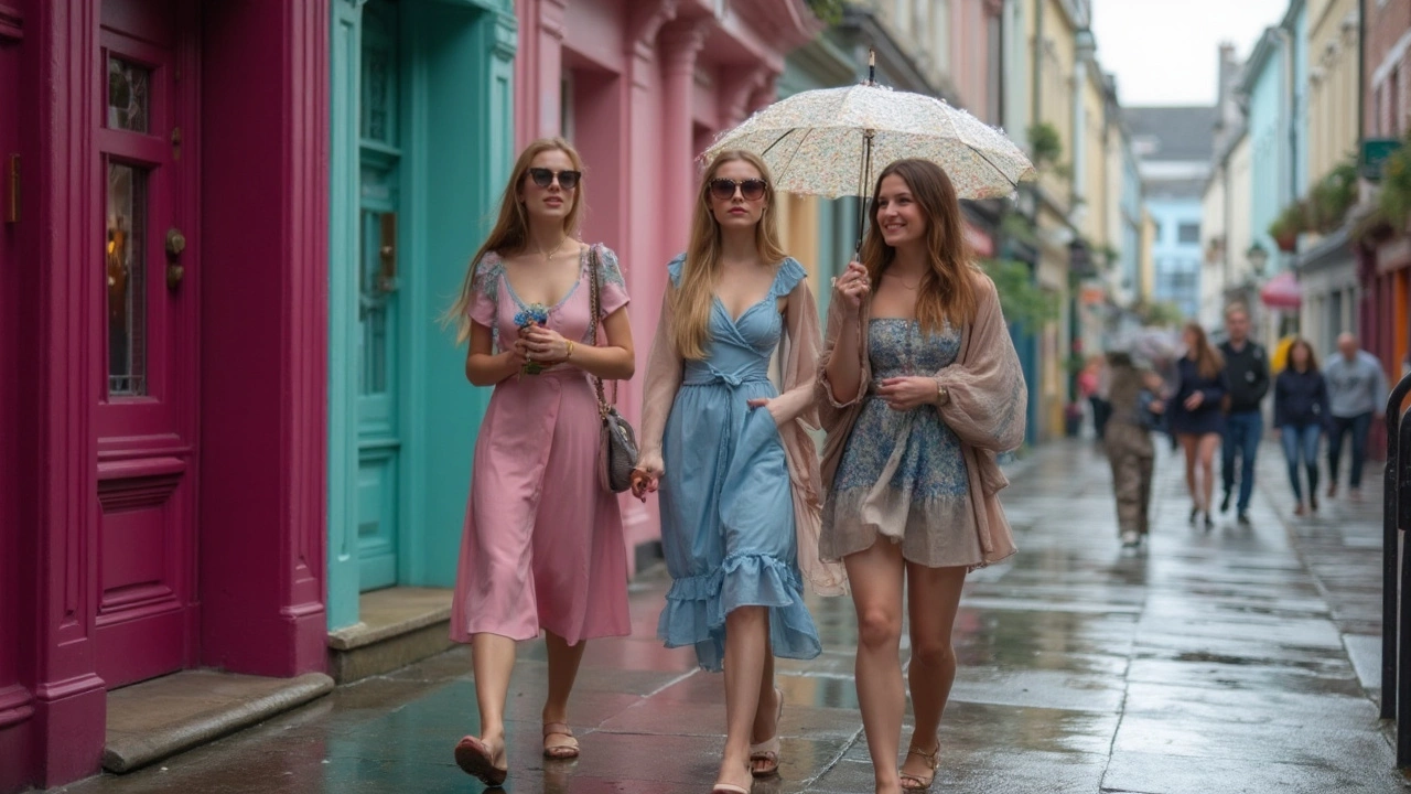 Are Bold or Soft Hues Hotter in Irish Summers?