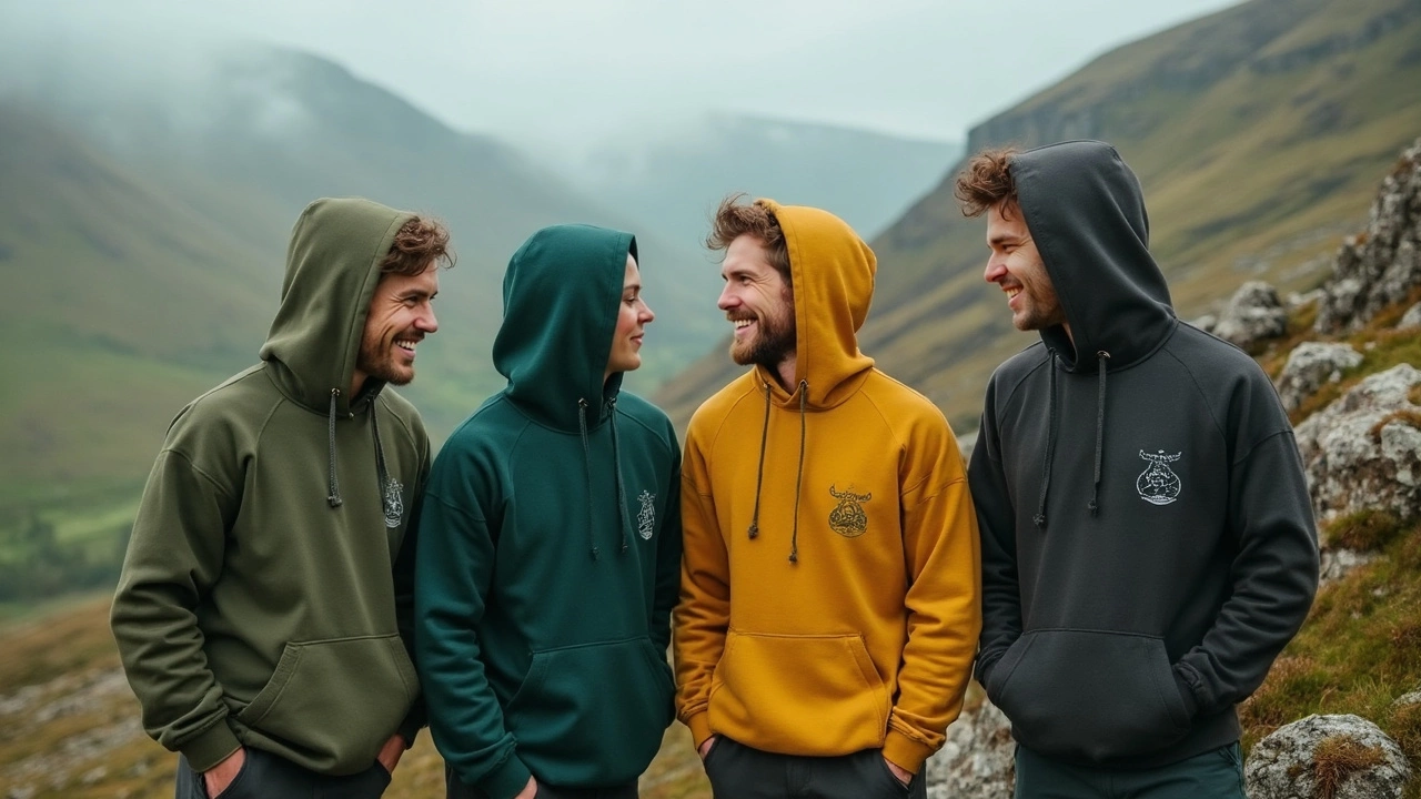 Best Hoodie Colours for Irish Weather