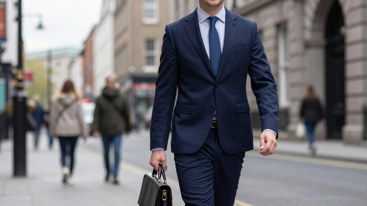 What is the Most Masculine Color for Men's Suits in Ireland?