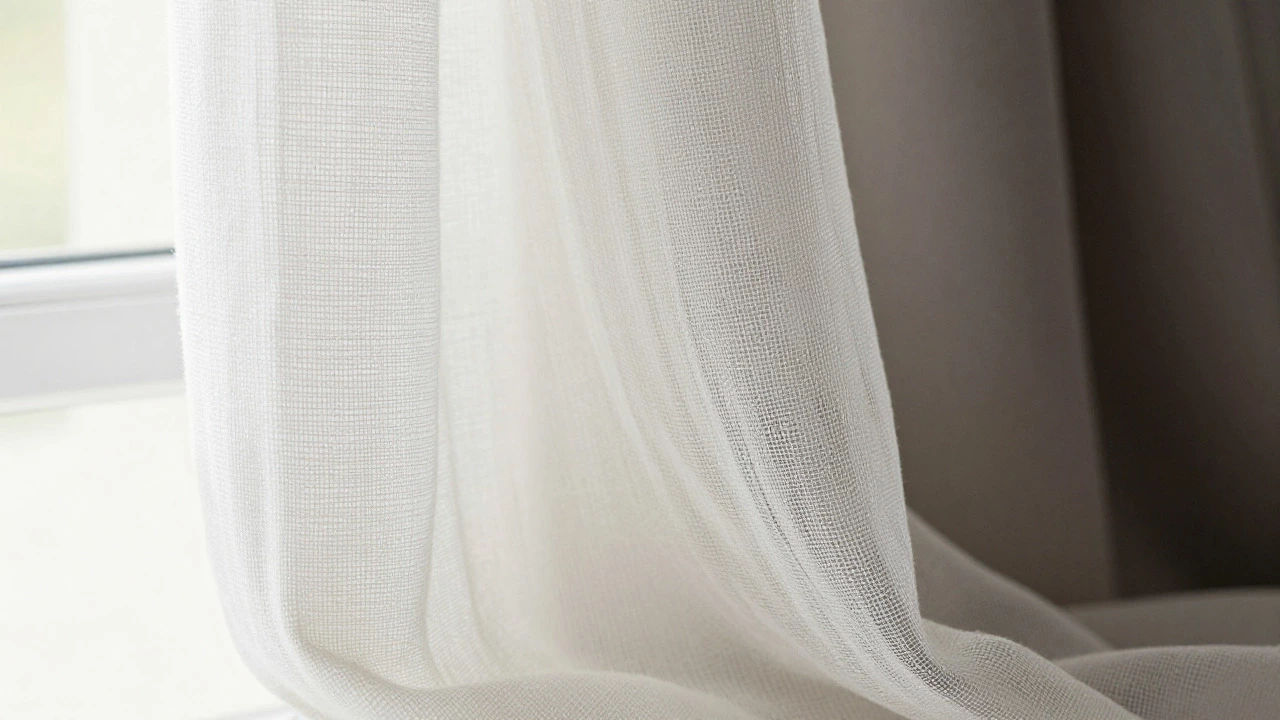 Close-up of breathable linen and cotton fabrics