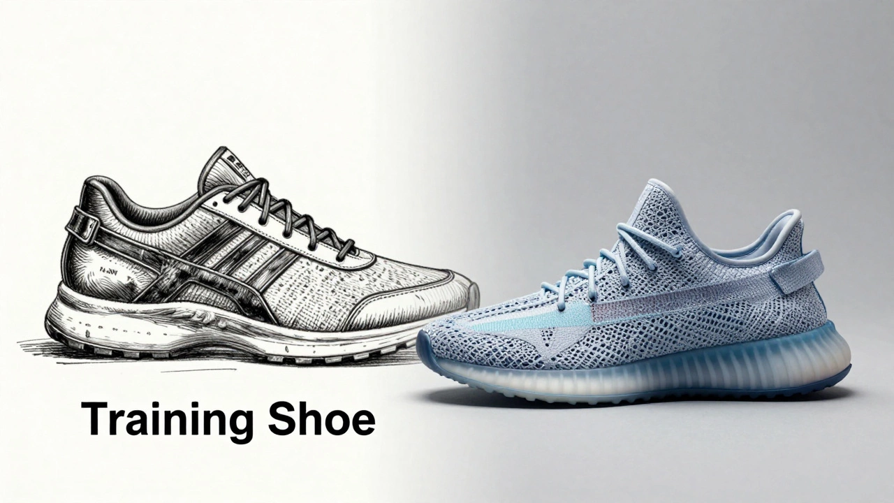 Evolution of trainers from vintage athletic shoes to modern eco-design